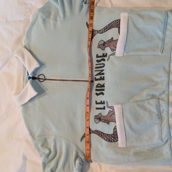 Tombolo Le Sirenuse Mint Half-Zip Cabana Shirt - Unisex Women L, Men M - Picture 13 of 16